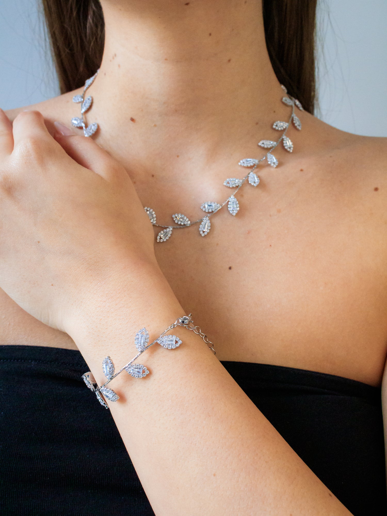 Set Aurora Argento - 2 pezzi