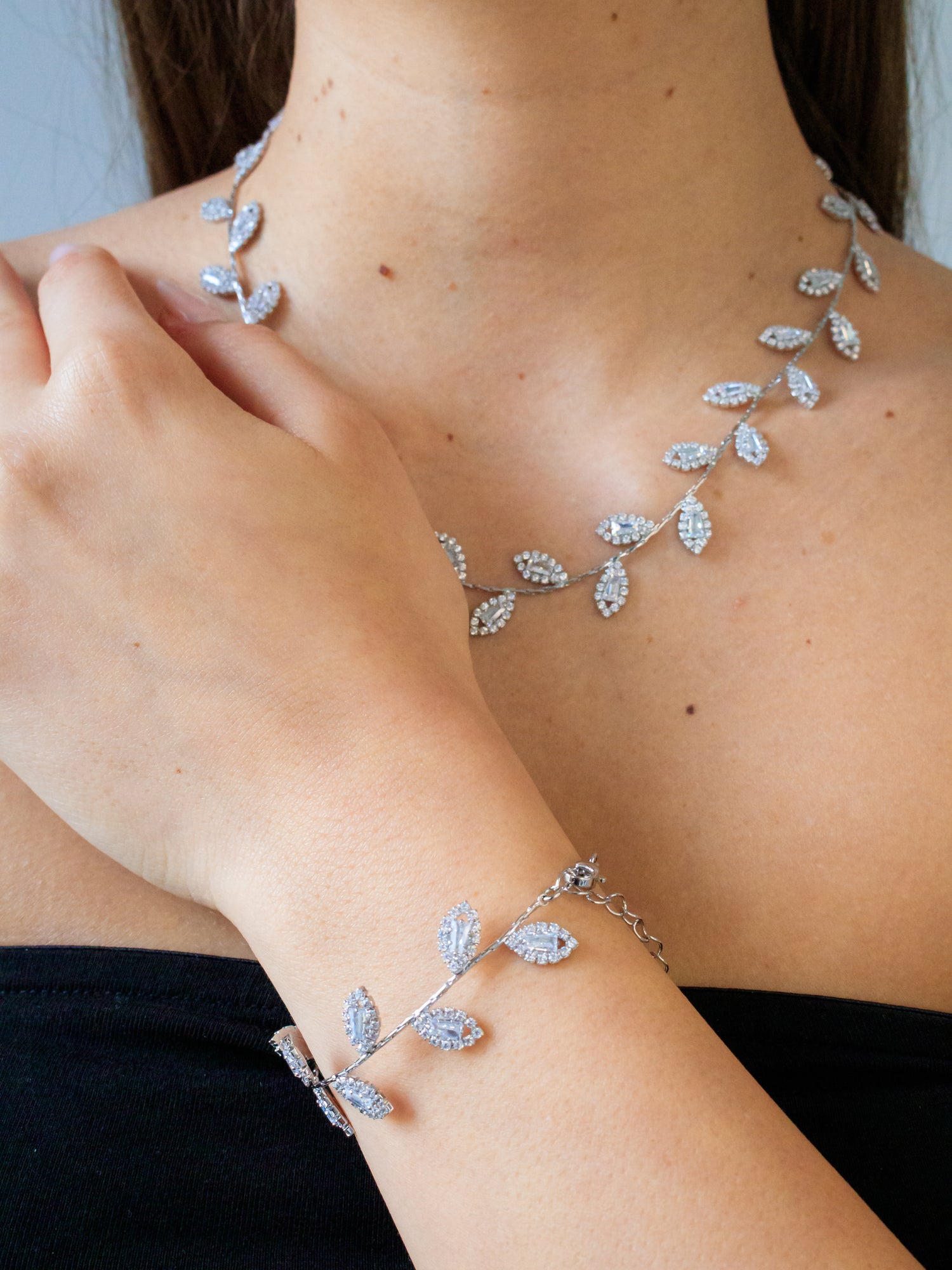 Set Aurora Argento - 2 pezzi