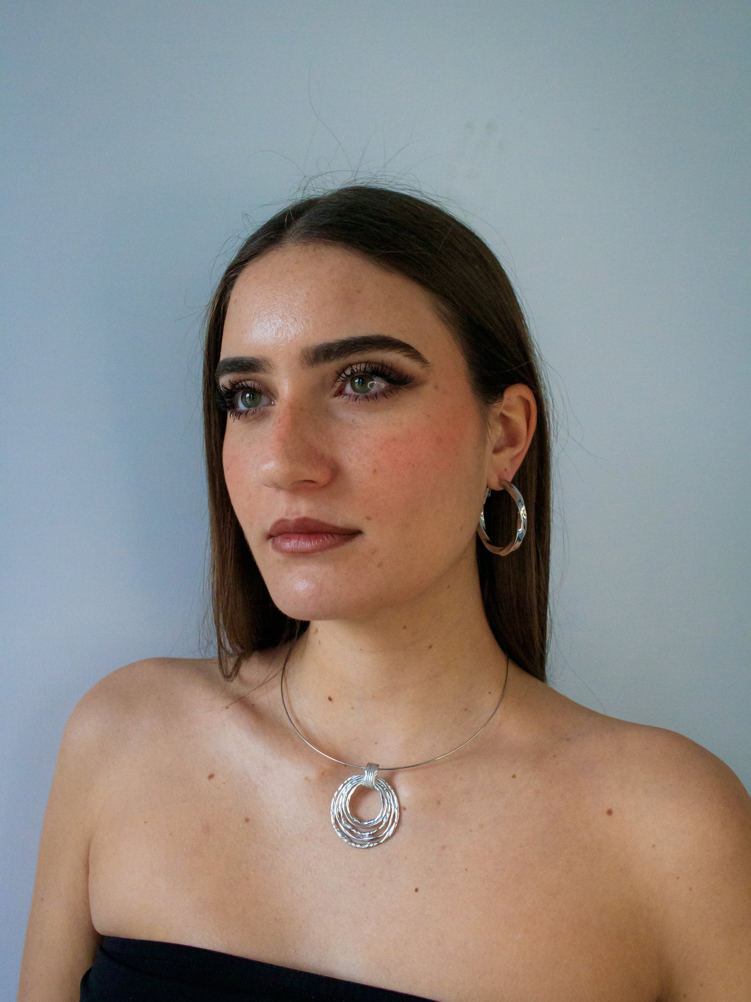 Set Camilla argento - 2 pezzi