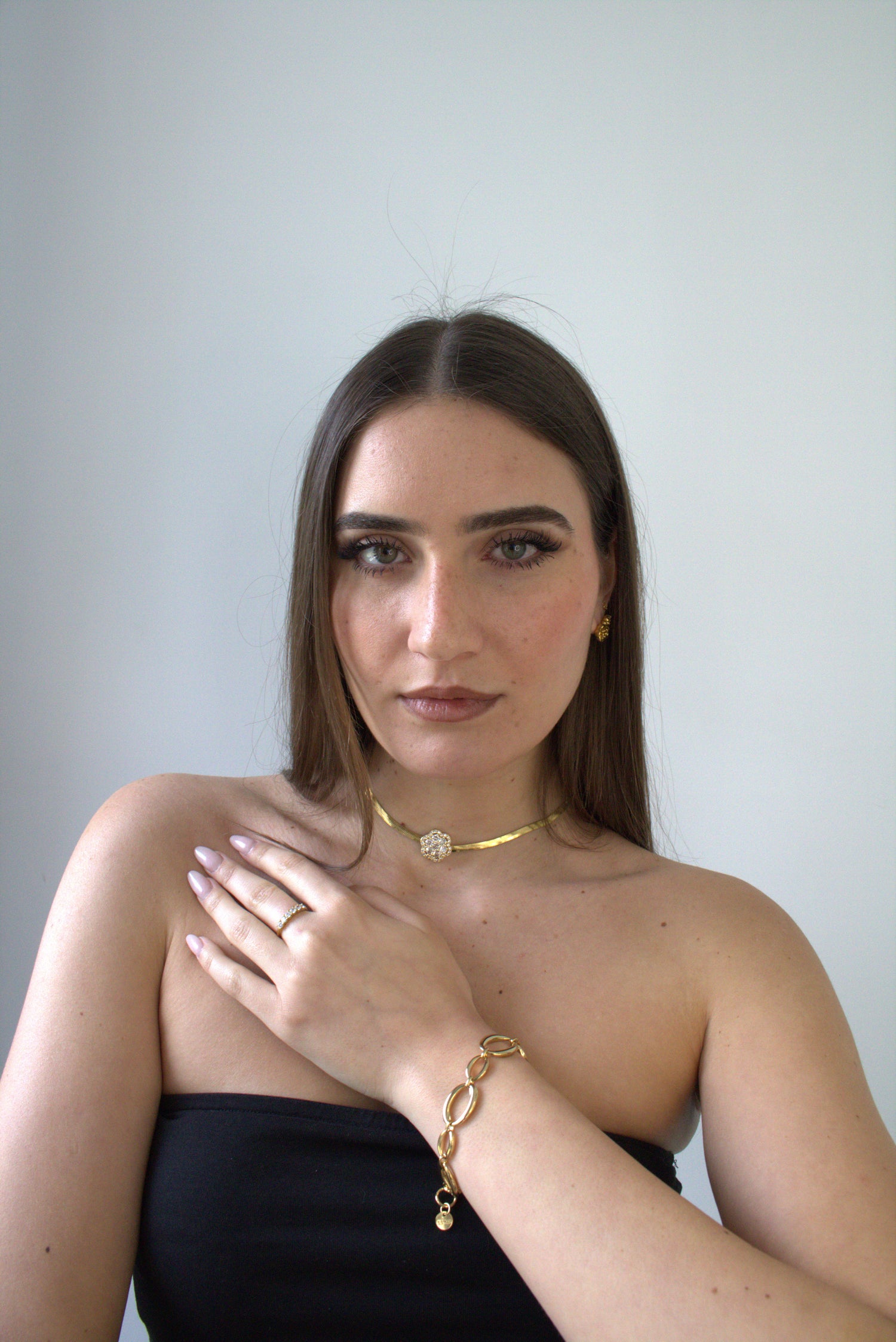 Set Dalia Oro - 4 pezzi